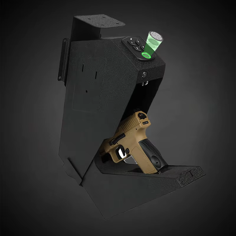 Caja Fuerte Biométrica para Pistola, Caja de Seguridad con Acceso Rápido para Pistola, Caja Fuerte Biométrica con Huella Dactilar/Teclado/Llave, Modo Silencioso 47,59€4.450 vendido