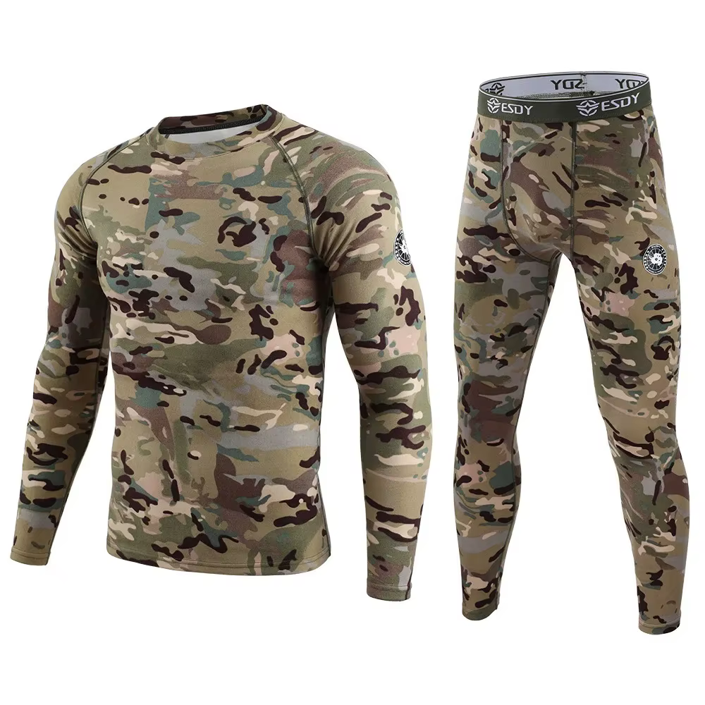 Ropa interior térmica de camuflaje de invierno para hombre, conjunto de compresión de alta calidad, elástico, para ciclismo y deportes. 21,59€1 vendidosAhorra 21,59€Envío gratis a