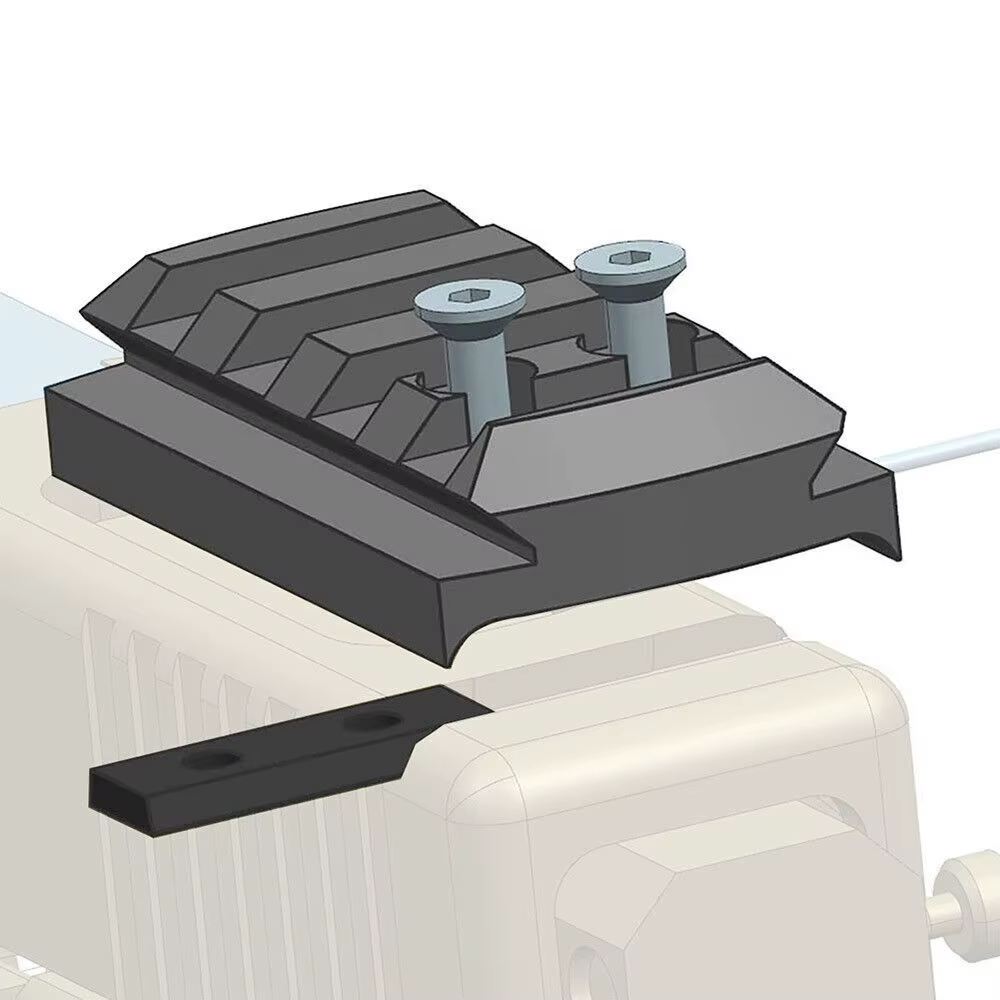 Placa de montaje de mira táctica G17 de 4 ranuras, Base, adaptador de montaje de riel Picatinny para Glock 17 19 22 23 26 27 34, placa de montaje de mira de punto rojo