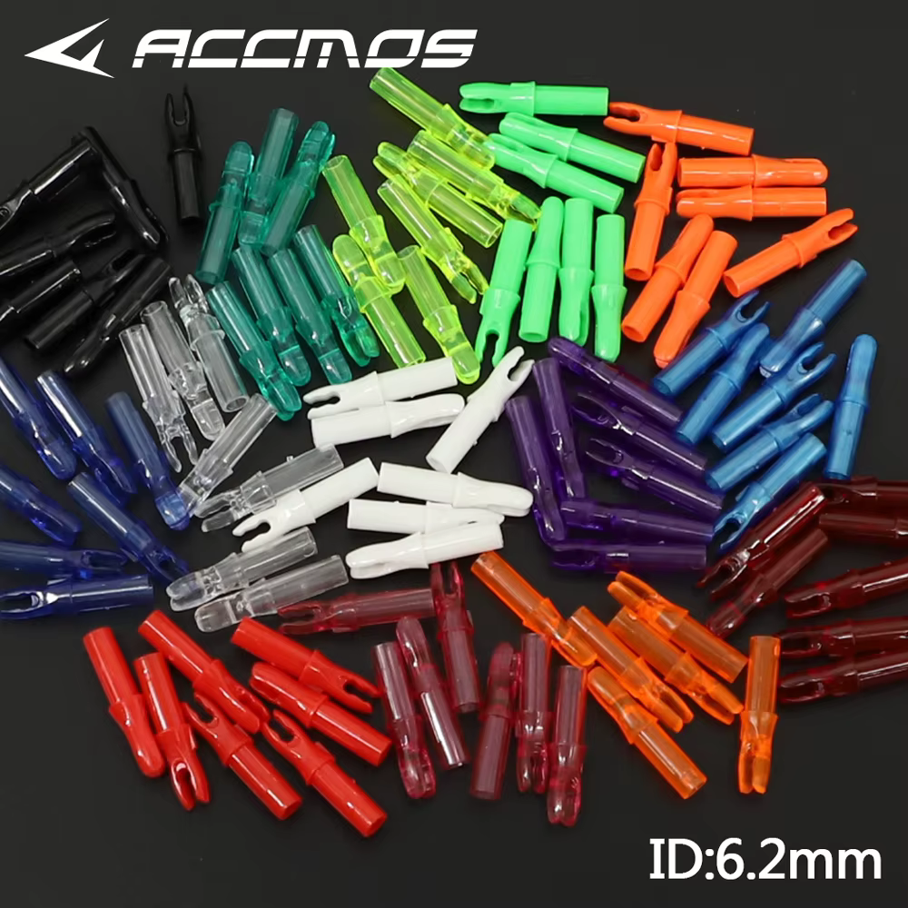 50 unids/lote insertado flechas colas internas de tiro con arco para ID 6,2mm eje de fibra de vidrio de carbono 10 colores 4,29€4.7198 vendidosPrecio más bajo en 60 díasEnvío grati