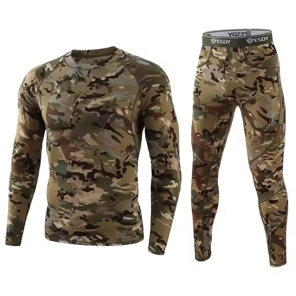 Invierno de alta calidad nueva ropa interior térmica hombres conjuntos de ropa interior compresión polar sudor secado rápido ropa interior térmica hombres ropa 17,59€4.7390 vendido