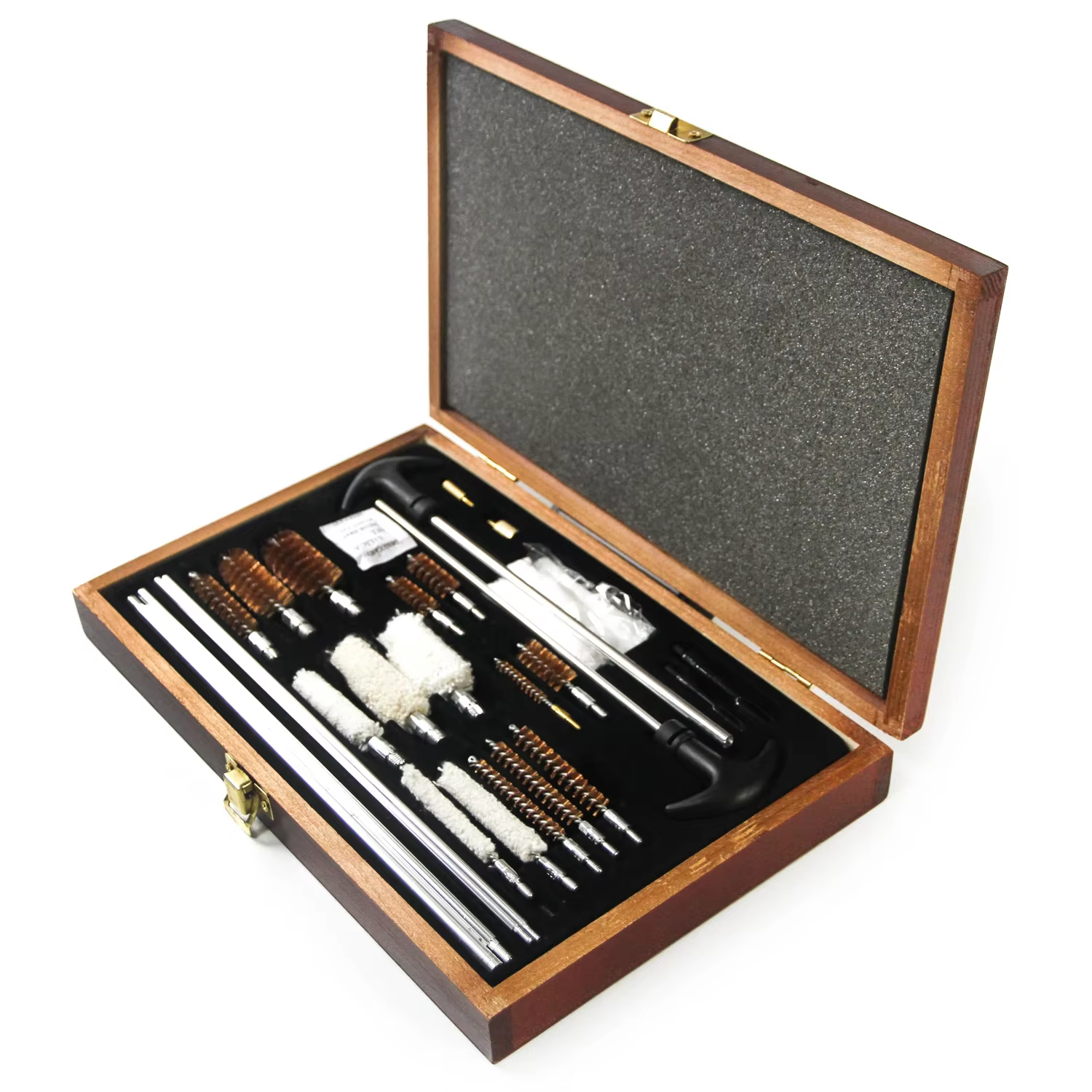 Kit de Limpieza Universal para Armas GUGULUZA, Limpiador de Cañones para Pistolas, Rifles y Escopetas, Juego de Cepillos de Limpieza Multiusos con Caja de Madera 22,79€33,51€ -31%4