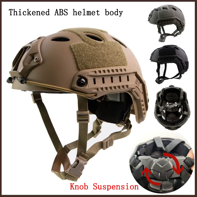 Casco protector táctico rápido Airsoft MH casco ABS nuevo engrosado al aire libre PJ pistola de aire tiro CS equipo de protección 25,21€4.8800+ vendidos23,95€ por Ud., ≥ 2 UdsAhorr