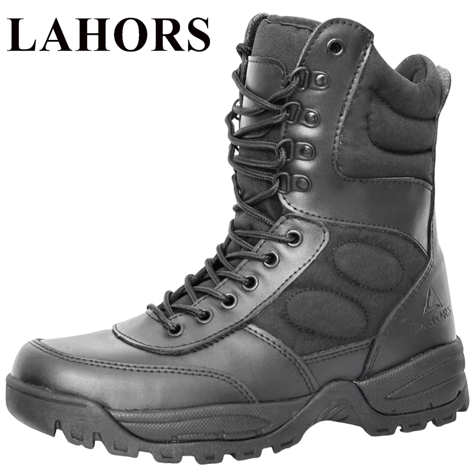 LAHORS ® Botas tácticas de cuero de vaca ligeras de marca, botas de combate para el desierto, botas de senderismo al aire libre, zapatos tobilleros para hombre 17,49€58,3€ -70%4.51