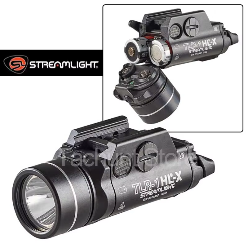 Linterna Táctica Streamlight TLR 8, TLR 7, TLR 7X, TLR 1 HL, TLR 4, TLR 3, Foco de Caza, Linterna de Riel de 20 mm, 500 lúmenes