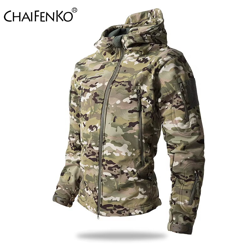 Lurker-Chaqueta táctica de piel de tiburón para hombre, abrigo impermeable de lana con capucha, ropa de caza, nueva chaqueta de camuflaje para exteriores, otoño 27,2€4.91.000+ vend