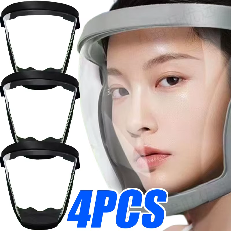 1/4 Uds. Protector facial deportivo para coche gafas de ciclismo a prueba de viento máscara facial completa protección ocular táctica Protector transparente antisalpicaduras 5,29€4