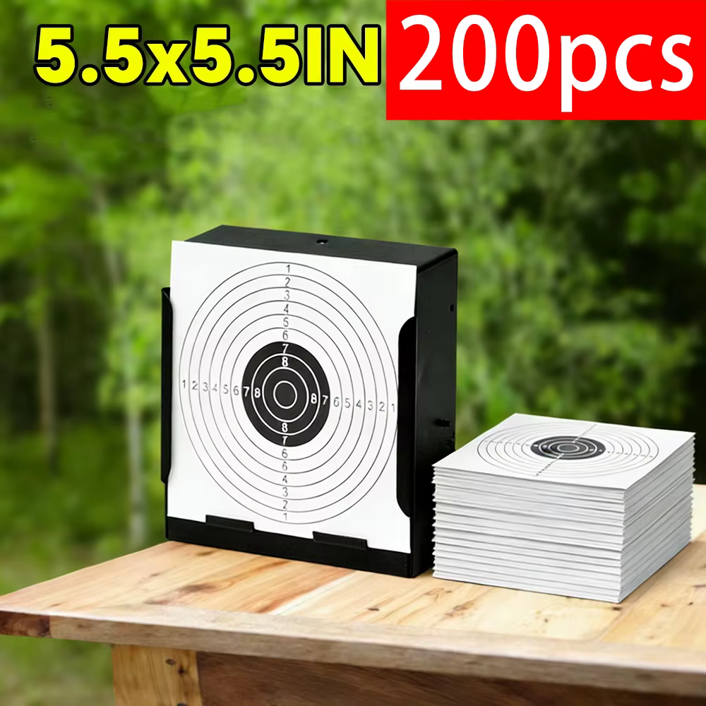 200 Piezas de Papel de Práctica de Tiro de 5.5 Pulgadas, Papel de Objetivo Duro con Anillos de Puntuación para Arco, Flecha, Pistola, Rifle, Airsoft 22,19€Ahorra 30,64€Envío gratis