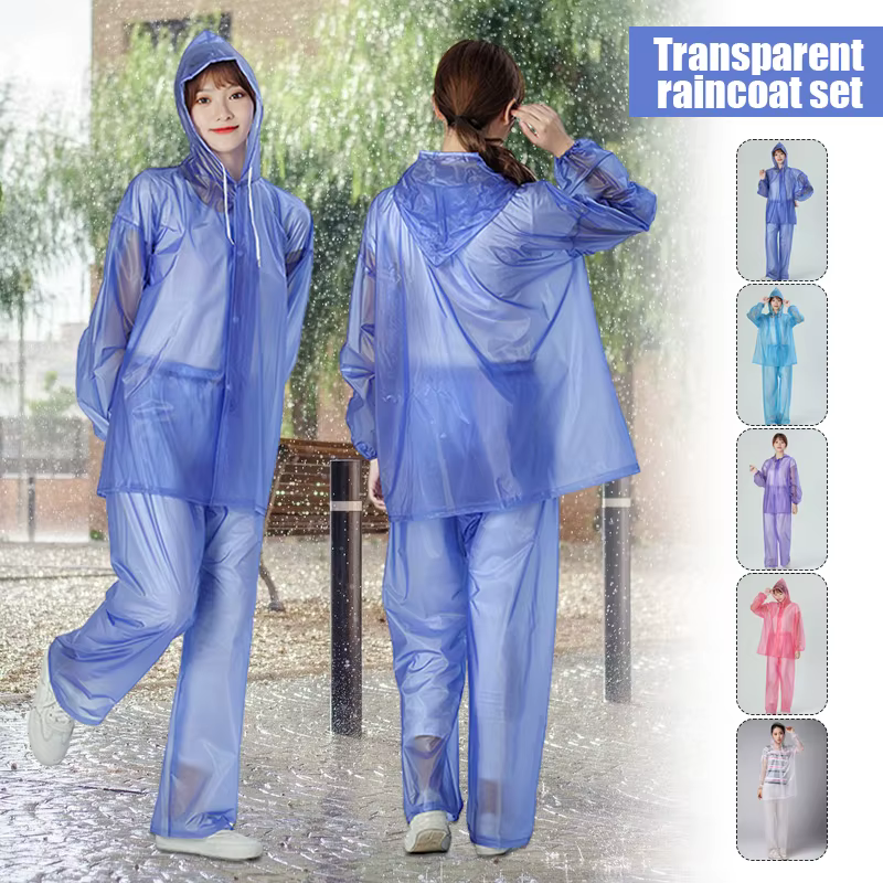 Traje Impermeable de PVC para Ciclismo, Senderismo y Camping, con Capucha, Unisex 14,99€2 vendidosAhorra 8,43€Envío gratisPrevisualizarArtículos similares