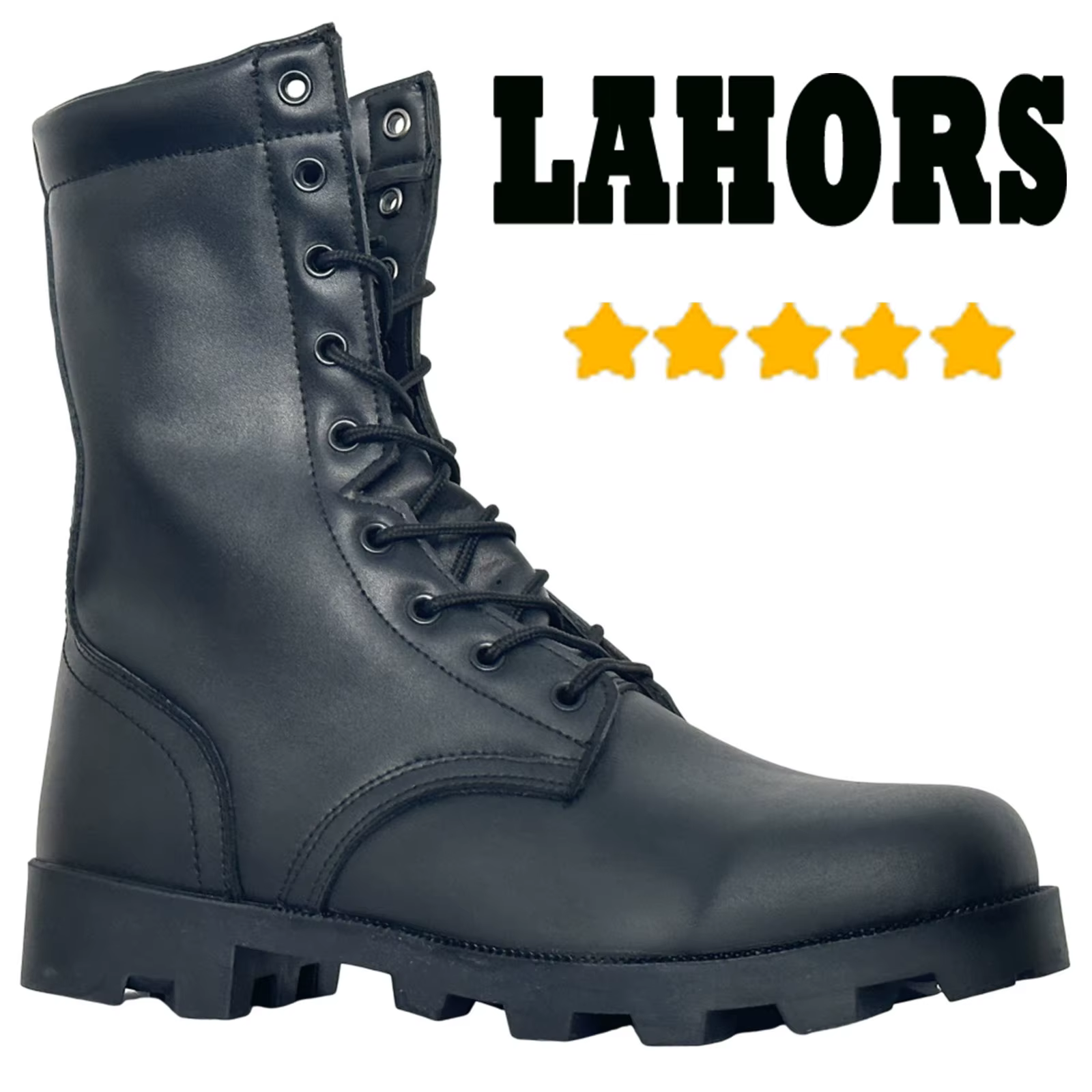LAHORS ® Botas tácticas de cuero originales para Hombre, zapatos deportivos para senderismo, Botas de combate al aire libre para el desierto, zapatos de seguridad para el trabajo,