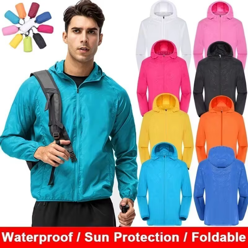 Chaqueta Impermeable para Hombre y Mujer, Cortavientos, Ropa de Protección Solar para Mujer, Chaqueta Cortavientos para Pesca, Camping y Lluvia 7,09€4.8393 vendidosAhorra 7,09€Top