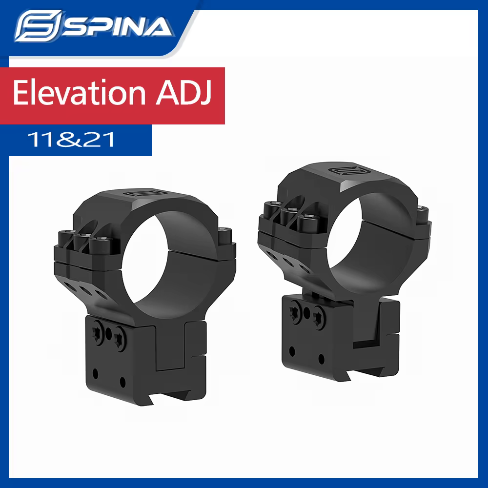 SPINA OPTICS 11mm y 21mm elevación táctica ajustable 30mmScope Ring Picatinny y cola de guata M4 AR15.308.556.223 etc. 13,99€562 vendidosAhorra 2,47€Precio más bajo en 90 díasPrevi