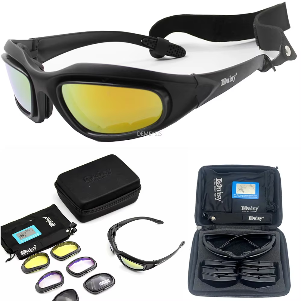 Daisy gafas de sol tácticas polarizadas hombres Airsoft caza tiro gafas protección UV400 gafas de senderismo en el desierto 8,59€4.5800+ vendidosAhorra 0,38€Top ventas en AliExpres