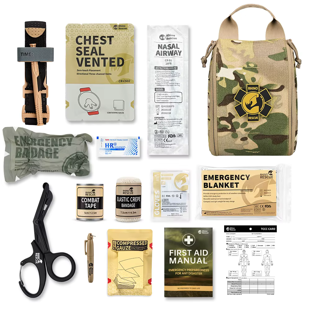 Rhino Rescue 002M botiquín de primeros auxilios Camping IFAK bolsa con Molle, bolsa de supervivencia para acampar senderismo y pesca Kit de senderismo al aire libre 35,19€54.000+ v