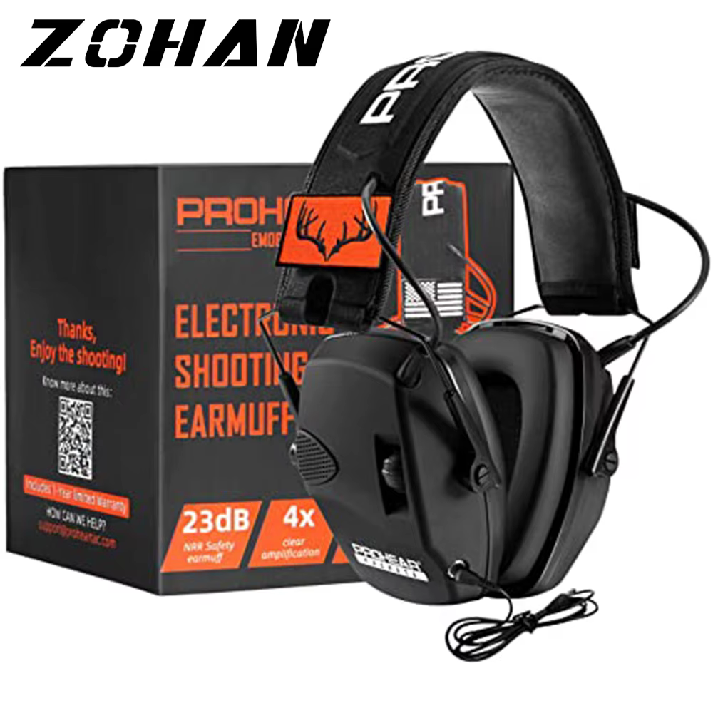 ZOHAN Protección auditiva electrónica Protección auditiva Sparta Protector activo para orejeras de tiro NRR 23dB Reducción de ruido 25,99€4.71.000+ vendidos24,59€ por Ud., ≥ 2 UdsA