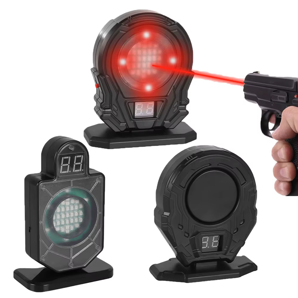 Objetivo de puntuación electrónica con detección infrarroja, objetivo de entrenamiento de tiro láser, objetivo de pistola eléctrica con efecto de sonido, juguete de práctica 6,89€1