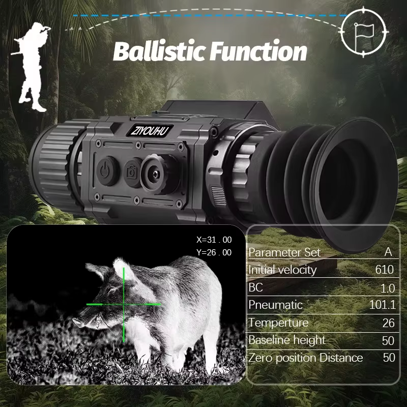 ZIYOUHU TK384 TK640 LRF imagen térmica con rango BDC PIP WIFI 8x Zoom para caza oscura cámara Monocular térmica de 35mm/50mm 622,69€4.57 vendidosAhorra 859,91€Calidad PremiumPrevis