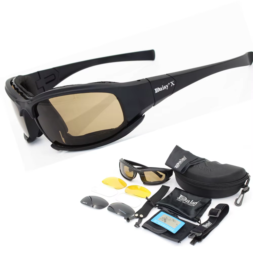 Gafas Daisy X7 para hombre, Gafas de sol polarizadas militares, Gafas de tiro airsoft a prueba de balas, lentes ahumados, Gafas para ciclismo y motocicleta 8,29€24,46€ -66%4.75.000