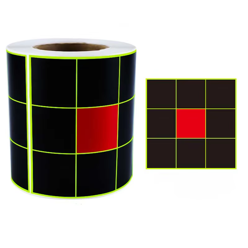 Pegatinas de objetivo contra salpicaduras, 200 Uds., objetivos reactivos adhesivos Bullseye de 3 "para disparar con desgastar de disparo de impacto amarillo fluorescente 8,69€56 ve