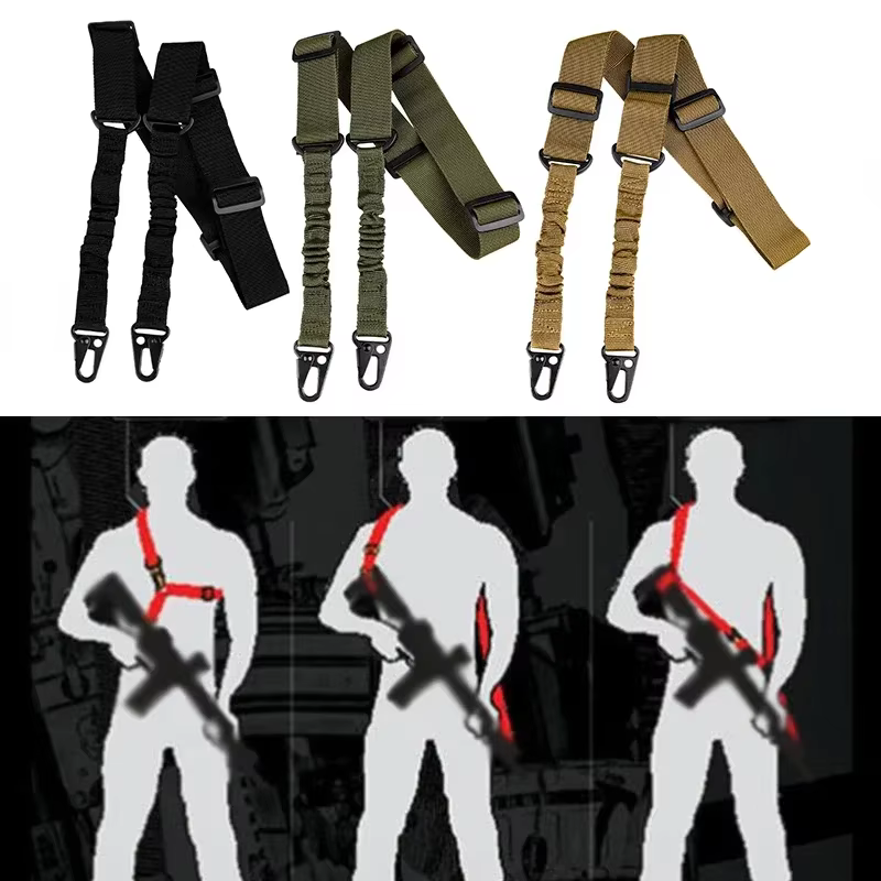 Correa de hombro táctica de dos puntos, cinturón de nailon duradero para Rifle, eslinga resistente para accesorios deportivos de caza al aire libre 3,99€4.83.000+ vendidosTop venta