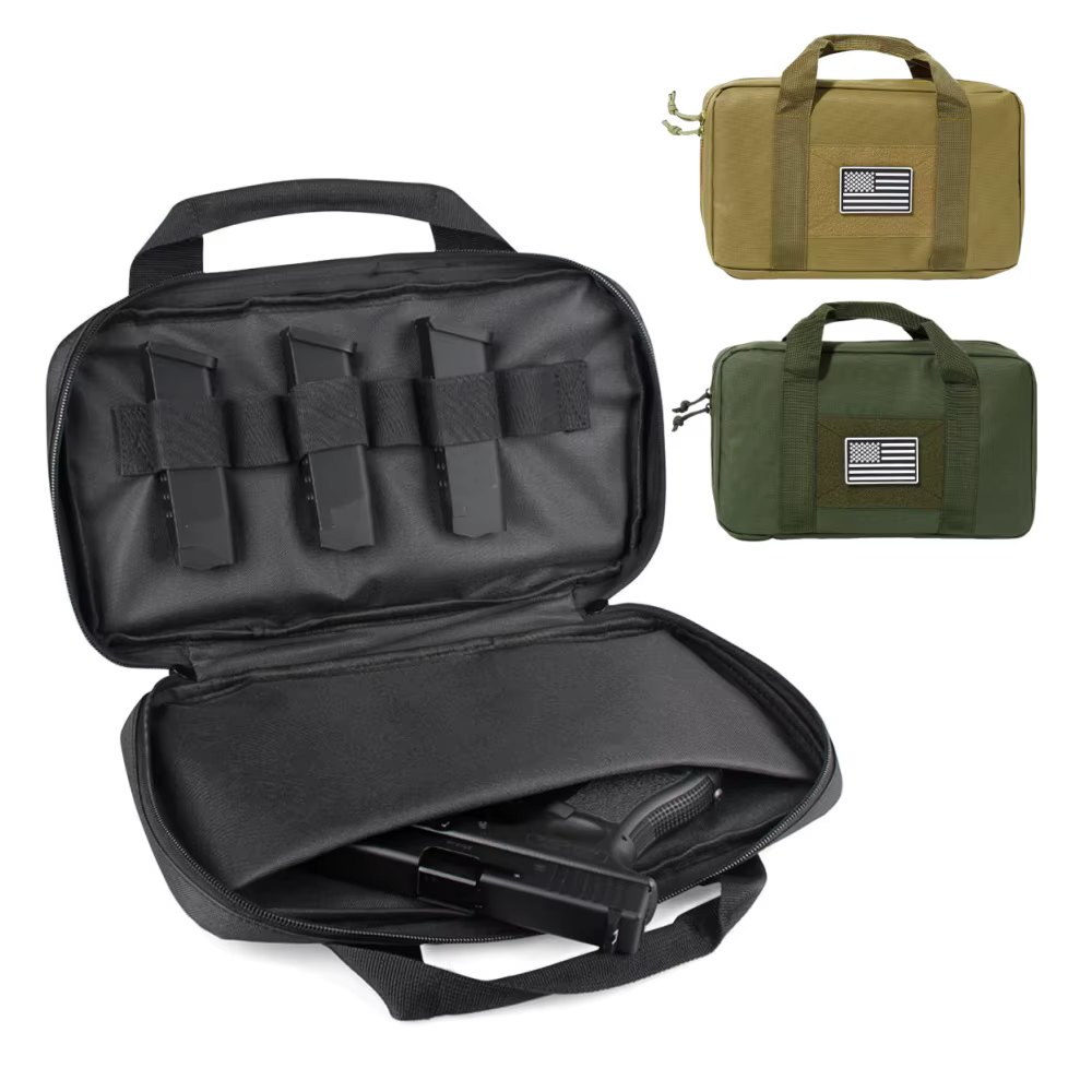 Bolsa de transporte para pistola al aire libre, bolsa de herramientas EDC, accesorios de caza, soporte para revista, funda protectora para pistola