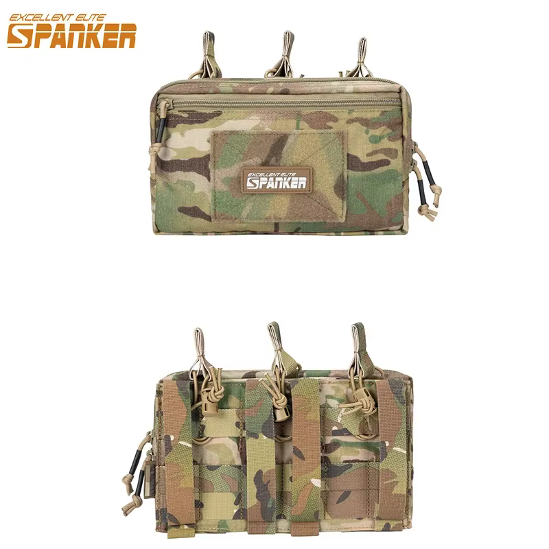 Bolsa táctica Molle con bolsa Triple para revistas, bolsas magnéticas con tapa abierta, soporte Universal para cartuchos, bolsa de accesorios 19,99€4.81.000+ vendidosAhorra 1,97€To