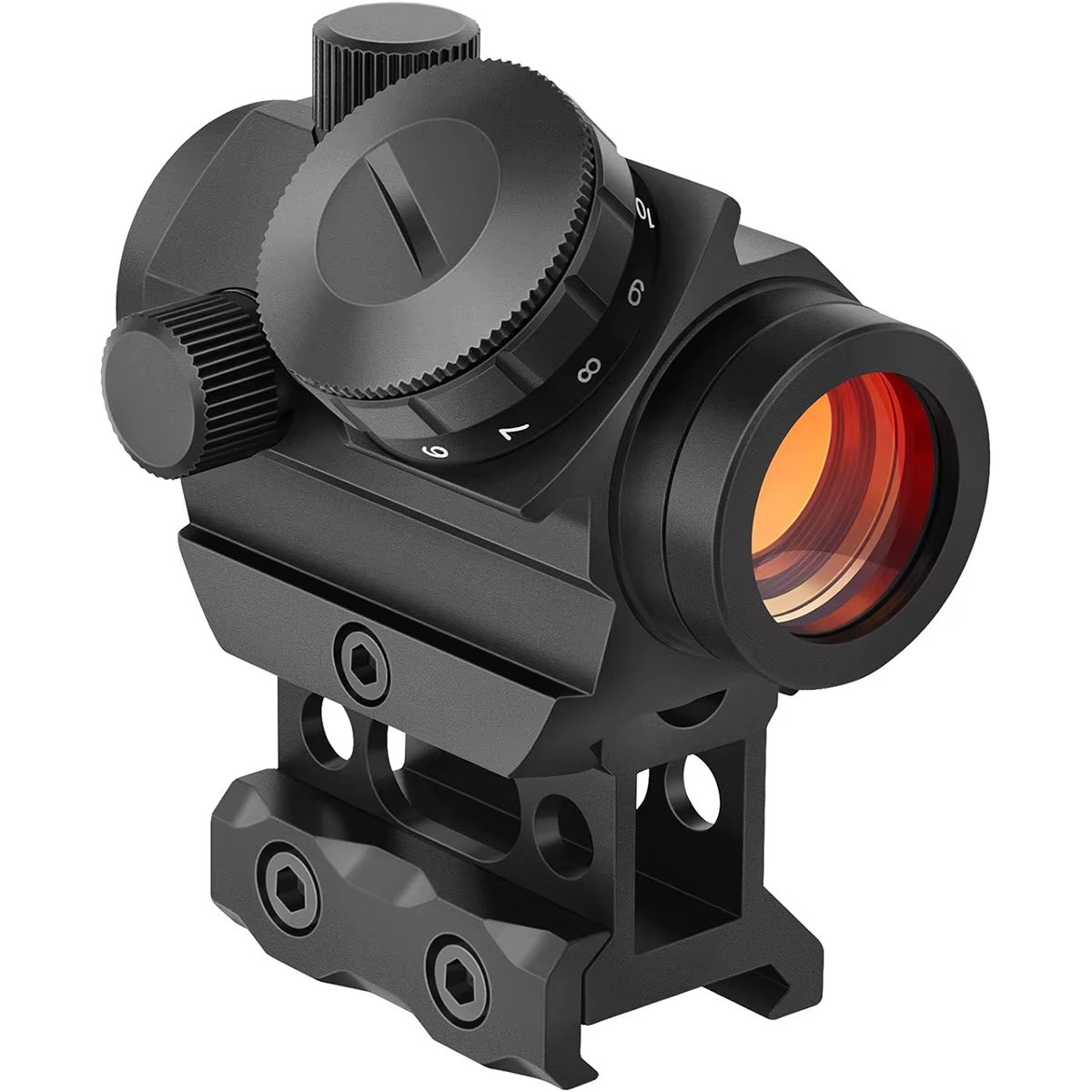 Mira de punto rojo 2MOA, mira réflex de 1x25mm, resistente al agua, a prueba de golpes y antiniebla, mira de punto rojo con soporte elevador de 1 pulgada 30,75€4.52.000+ vendidosAh