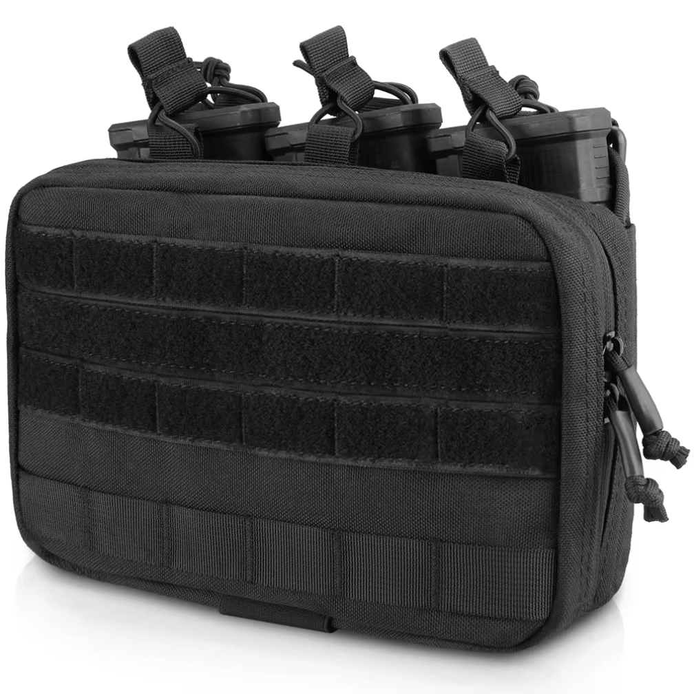 Bolsa Táctica Triple para Cargadores, Bolsa Administrativa para Cargadores, Organizador EDC Molle, Bolsillo Interior Desmontable, Porta Cargadores para M4 M16 5.56mm 9,59€12 vendid