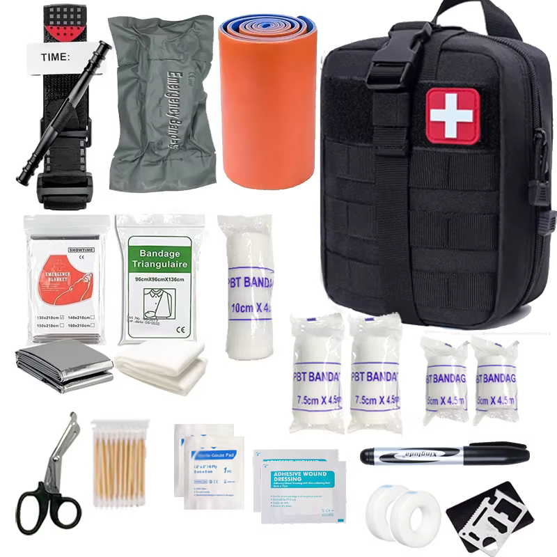 Botiquín de primeros auxilios IFAK de 70 piezas con torniquete, botiquín médico EMT IFAK, mochila de supervivencia de emergencia, suministros de equipo de acampada 20,99€4.6600+ ve