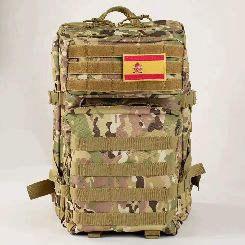 Mochila de trekking Mochila táctica impermeable de gran capacidad diseño sólido ideal para senderismo, camping, viajes, deportes y actividades al aire libre