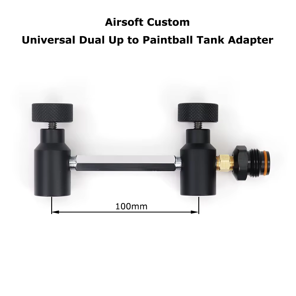 Adaptador Universal Dual personalizado hasta CO2 HPA, Adaptador de llenado Dual UFA, ASA de encendido/apagado para herramienta de aire, Paintball, Airsoft, nuevo 15,99€22,85€ -30%5