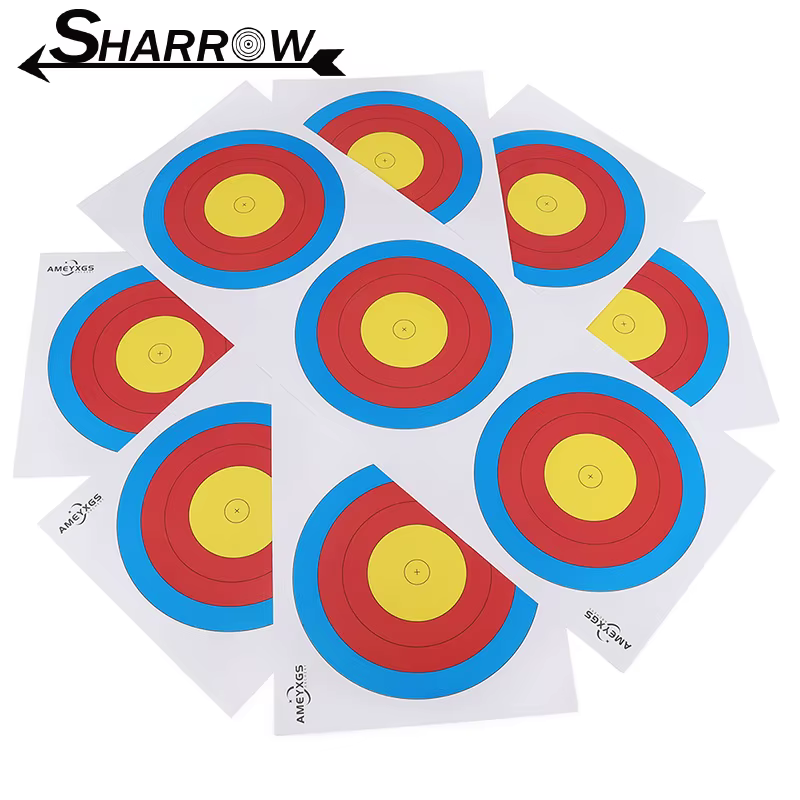 10/20 piezas papeles de tiro con arco 23*67cm 18m papel adhesivo doble ajuste arco compuesto entrenamiento de competición accesorio de objetivo de tiro 8,19€9,99€ -185 vendidosE