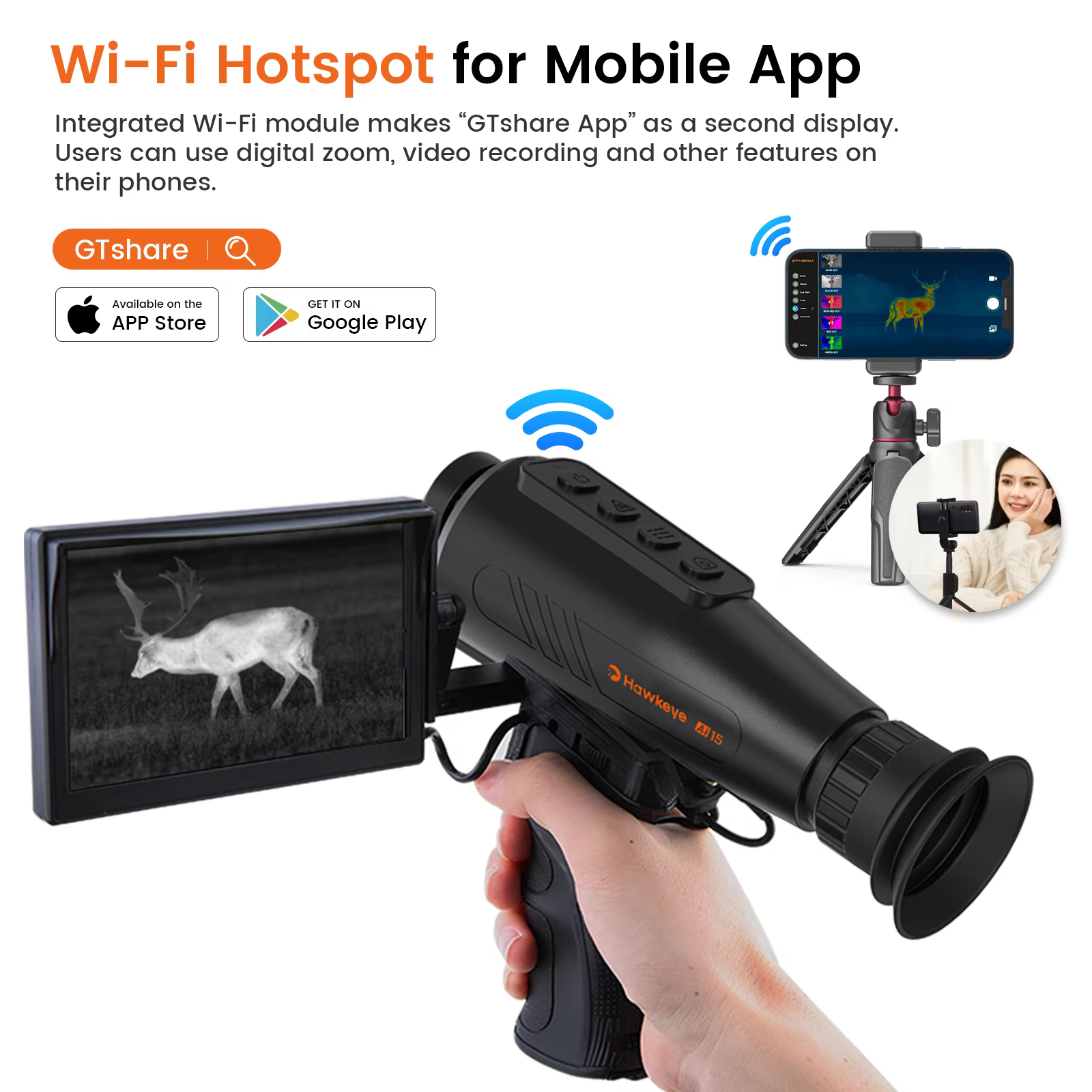 Monocular Térmico Ai15 H3 con Súper Resolución AI 384x288, Sensor 256×192, IP66 - para Caza/Camping/Seguimiento 62,39€3 vendidosAhorra 83,79€Oferta exploraciónPrevisualizarArtículo