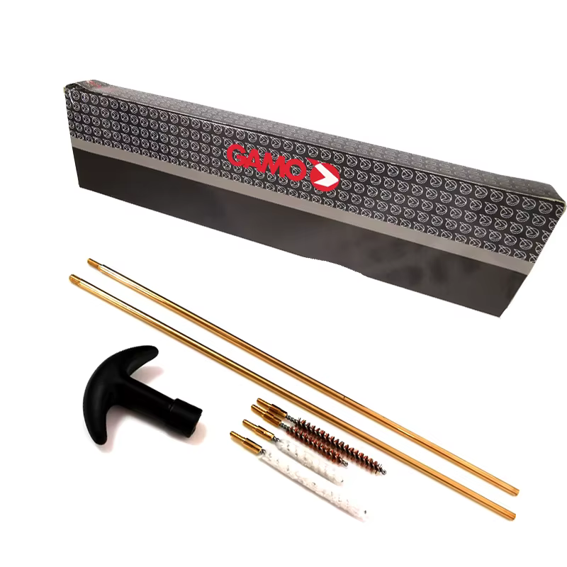 Kit de limpieza de Rifle de aire táctico GAMO, 4,5mm, 5,5mm, cepillo de alambre de limpieza de barril, fregonas de lana para caza. 177.22 Rifles y pistolas