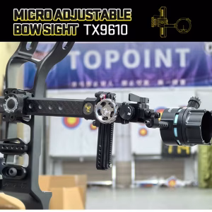 Arco compuesto de tiro con arco, varilla de carbono, herramienta de puntería de vista de un solo Pin ajustable para caza, tiro, objetivo, accesorios de arco compuesto 85,69€155,8€