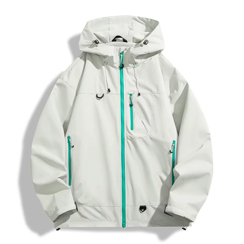 Chaqueta de senderismo Unisex, cortavientos impermeable de otoño, abrigos con capucha para exteriores, chaqueta nueva para mujer, abrigos de pesca para acampar y escalar 14,71€4.61
