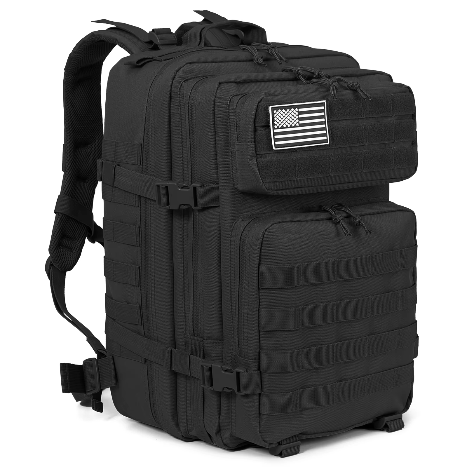 Mochilas tácticas al aire libre 45L gran capacidad hombre 3 días Molle Hking bolsas para senderismo al aire libre Camping mochila