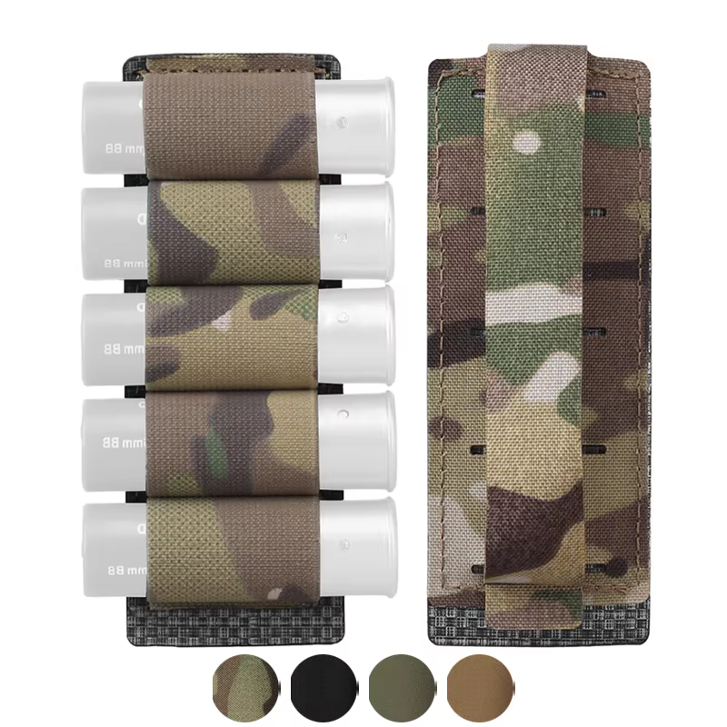 Bolsa de 5 cartuchos redondos para escopeta 12GA, bolsa para munición, Panel MOLLE, soporte para pistola de caza, accesorios para cartuchos de balas 8,99€4.566 vendidosAhorra 11,44
