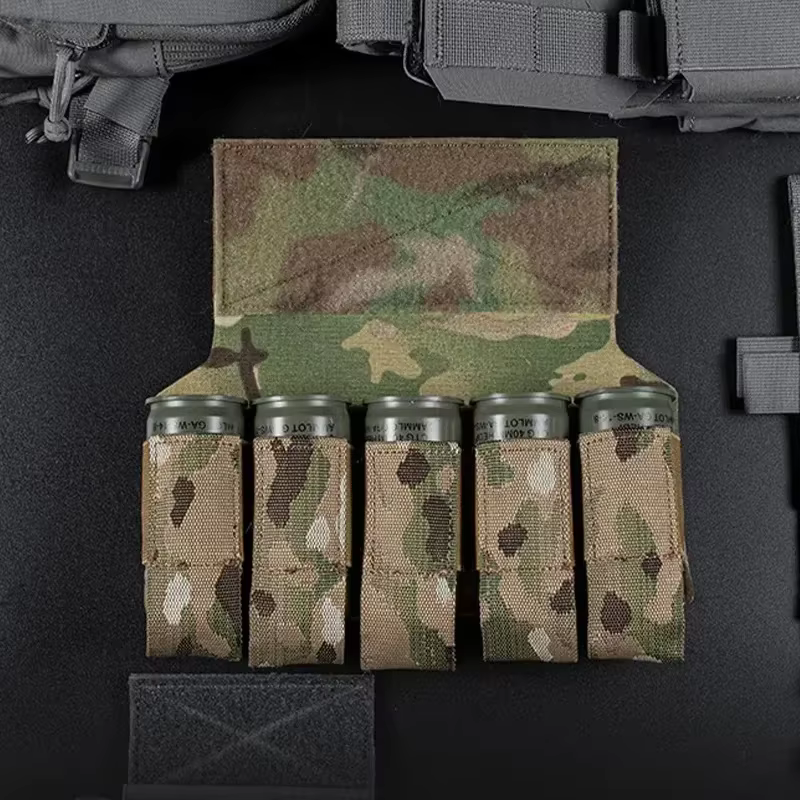 Bolsa táctica para granadas Airsoft M203, capacidad para 5 granadas de 40 mm, accesorio para chaleco táctico, portaplacas, de última generación 26,39€51 vendidosAhorra 3,9€Envío gr